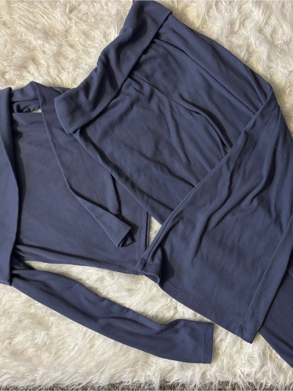 Target Navy Ribbed Lounge Set Two-Piece